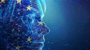 Grafika symbolizująca AI Act UE