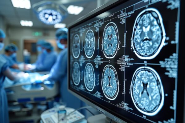 Grafika symbolizująca komercyjną dopstepność systemu iUS bkActiv od GE HealthCare i Medtronik