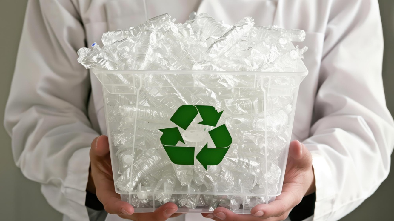 Grafika symbolizująca recykling opakowań medycznych