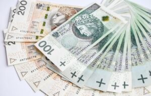 Banknoty symbolizujące dofinansowanie Kardiologii z KPO