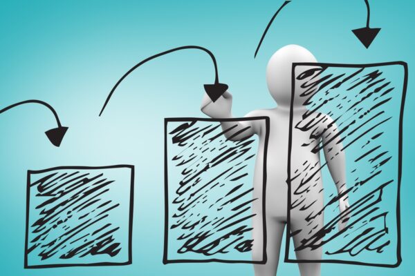 Logo MedTech Solutions i grafika symbolizująca fuzje i przejęcia w branży medycznej