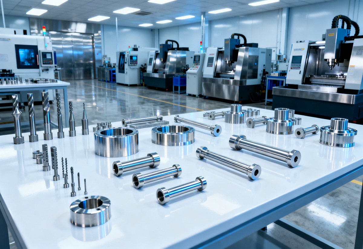 precyzyjne metalowe komponenty medyczne produkowane przez PrecisionX