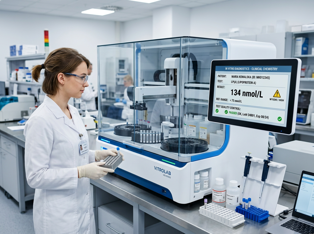 Test IVD Lipoprotein(a) Molarity Assay do oznaczania Lp(a) w laboratorium klinicznym