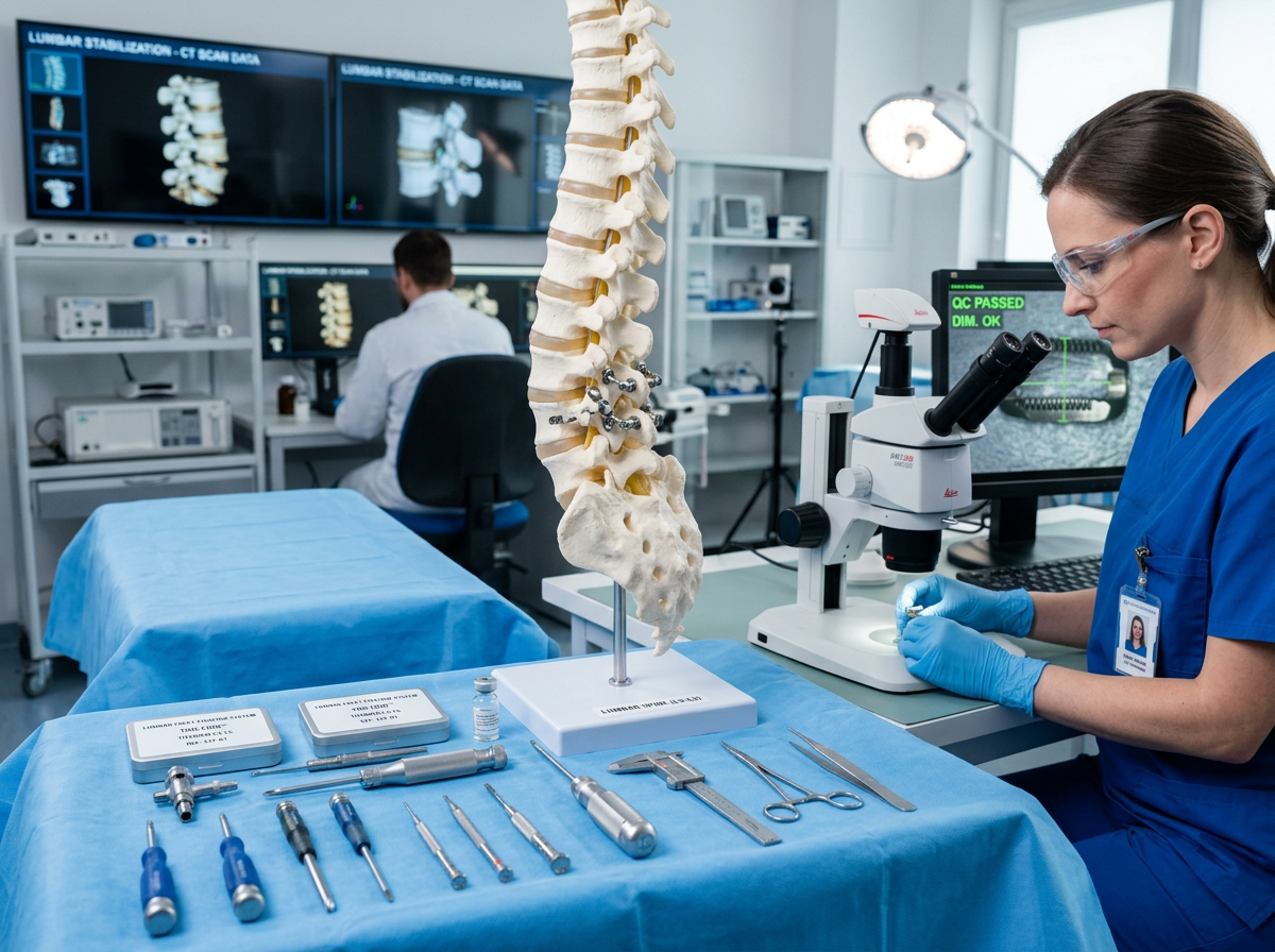 System implantacyjny ION-L do lumbar facet fixation w segmencie spine devices