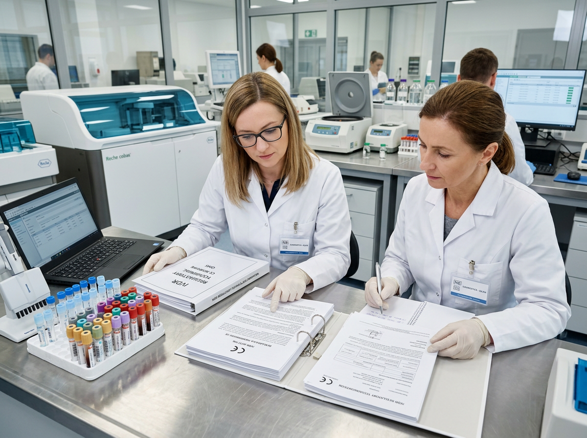 Diagnostyka IVD i regulacje IVDR dotyczące testów CE-marked