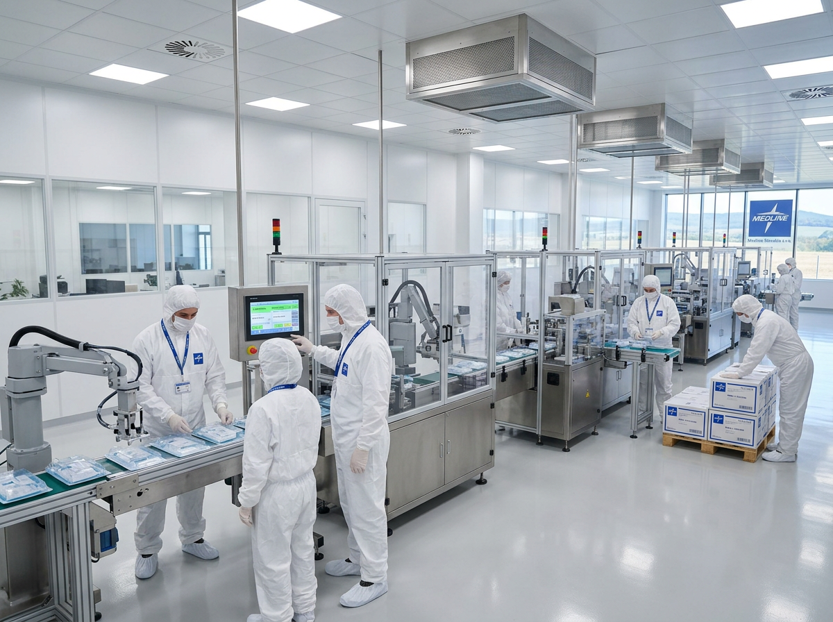 Zakład produkcyjny Medline na Słowacji z nowym cleanroomem