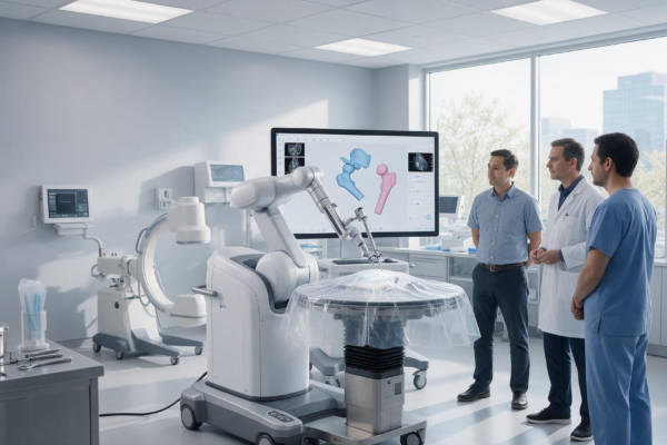Zaawansowany system robotyczny do zastosowań ortopedycznych w środowisku technologii medycznych.