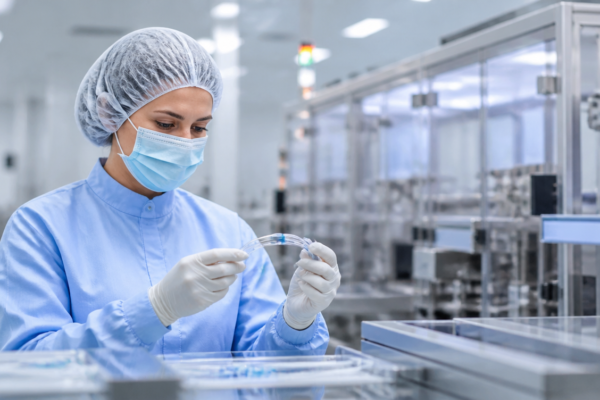 Produkcja systemów infuzyjnych w jednym z zakładów wyrobów medycznych