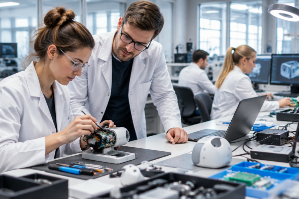 Centrum R&D rozwijające nową technologię medyczną.