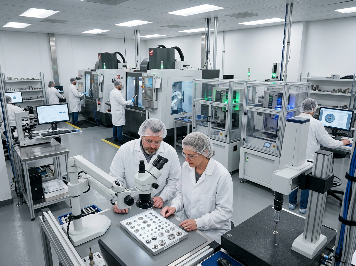 Produkcja precyzyjnych komponentów dla robotyki chirurgicznej