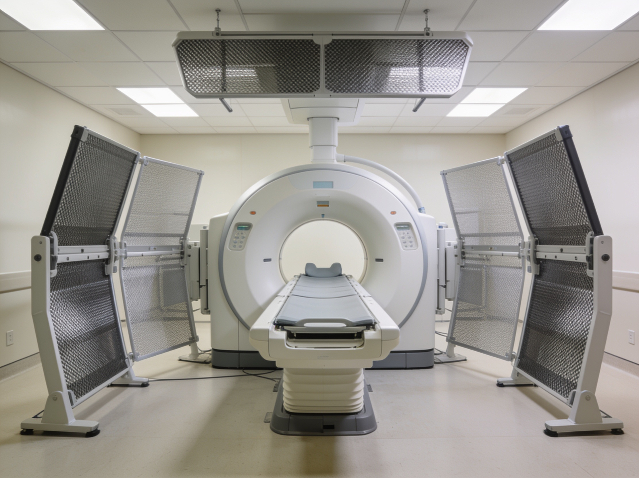 Modułowy system ochrony radiologicznej przy stole zabiegowym